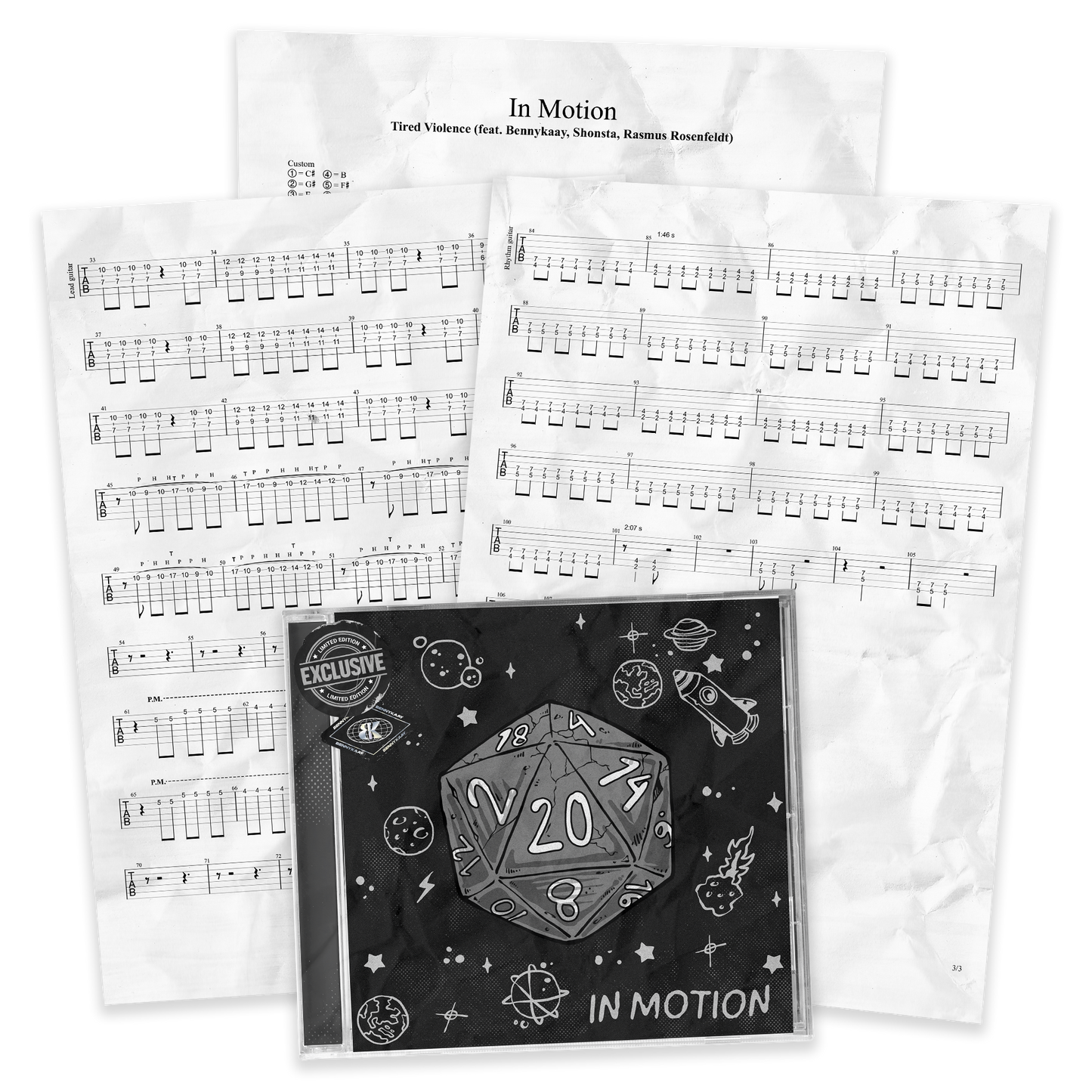 "IN MOTION" GUITAR TABS